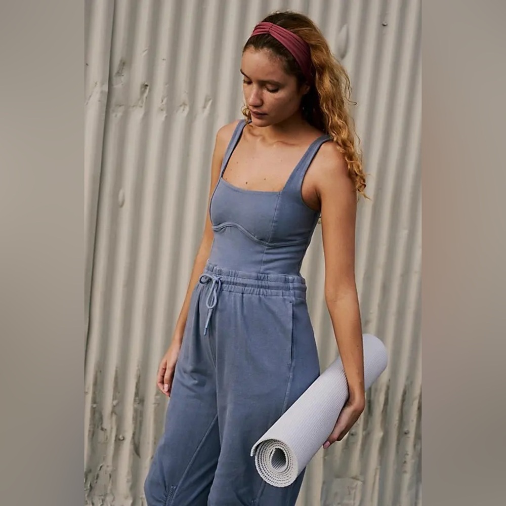 NWT FREE PEOPLE MOVEMENT Inbound Onesie | Skyline MSRP $128 SOLD OUT COLOR - Picture 3 of 12